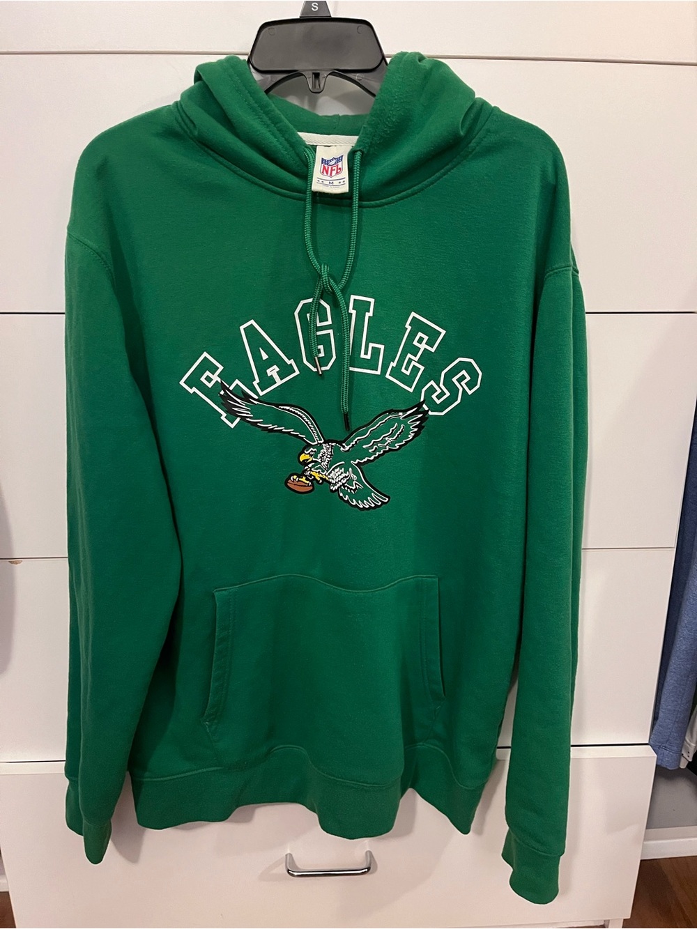 Philadelphia Eagles NFL Kelly Green Hoodie Adult Medium